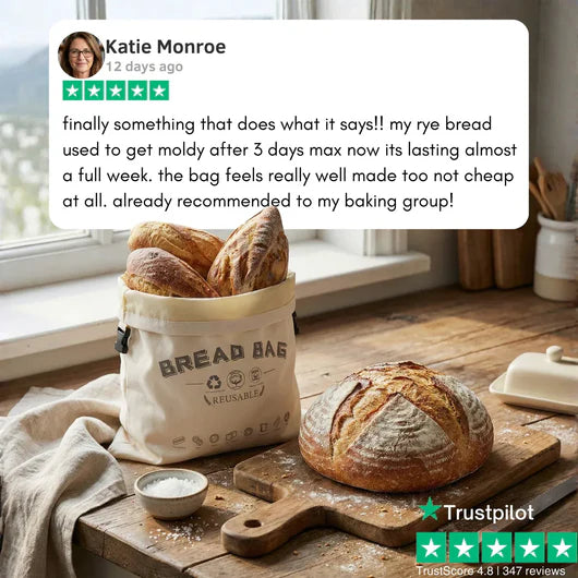 LoafNest 100% Beeswax Bread Bags