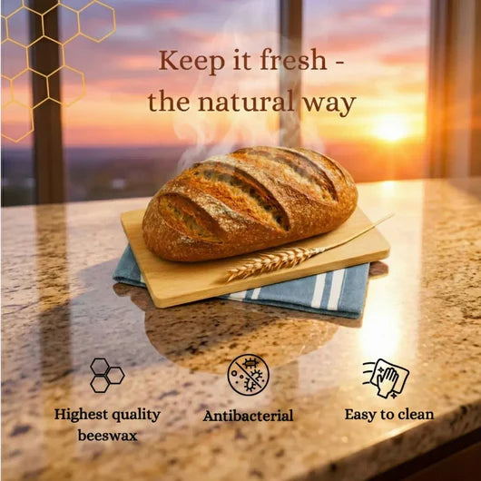 LoafNest 100% Beeswax Bread Bags